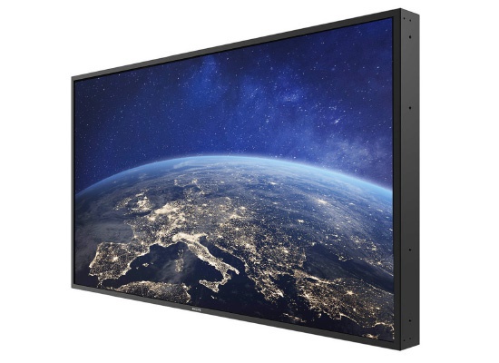 Ecran vitrine grand format HD avec luminosité pour affichage professionnel en journée, écran tactile pour conférence interactives et demonstration, entreprises, agences, commerces