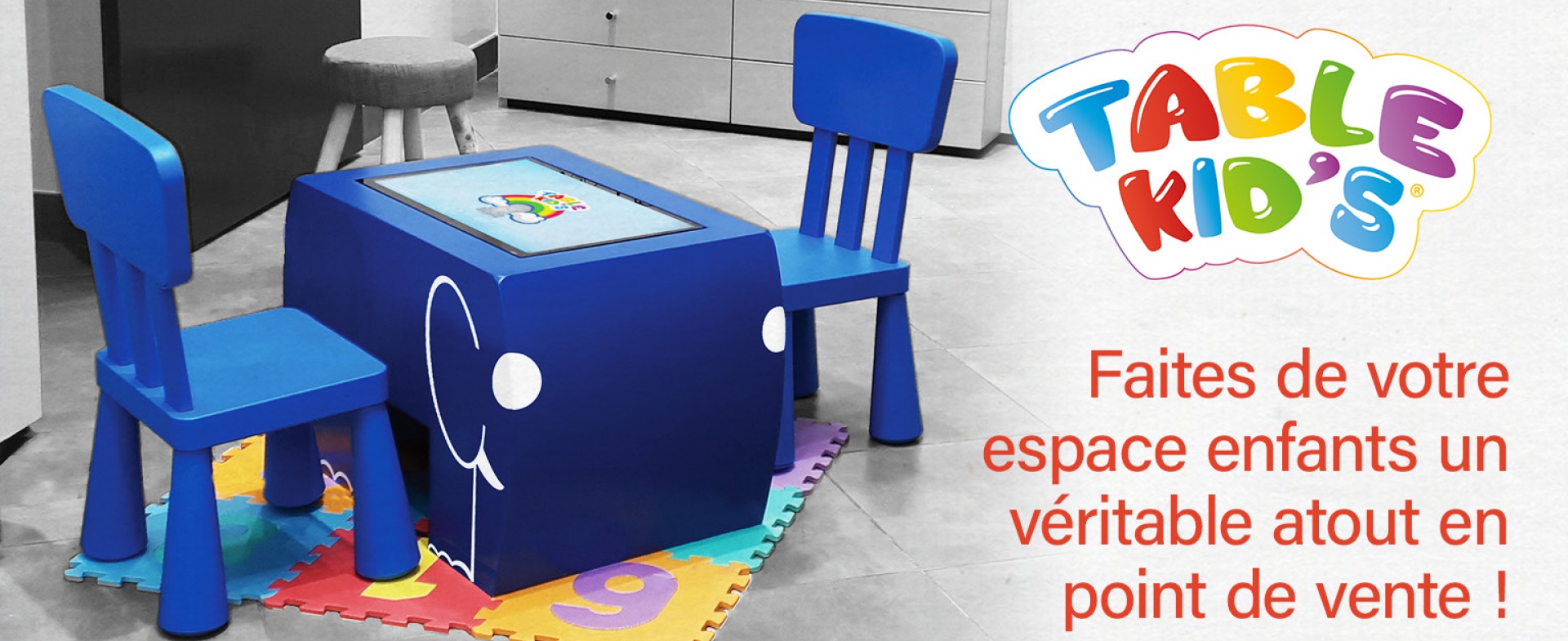 Table Kid's: une table tactile Android étanche et super résistante